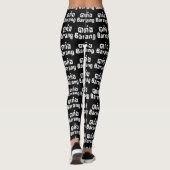 Barang ♦ Buitenlanders in Khmer Language Script ♦ Leggings (Achterkant)
