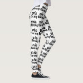 Barang ♦ Buitenlanders in Khmer Language Script ♦ Leggings (Rechts)