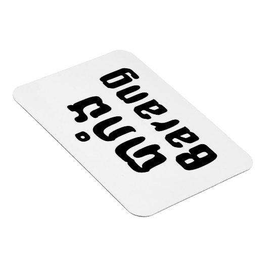 Barang ♦ Buitenlanders in Khmer Language Script ♦ Magneet (Rechterzijde)