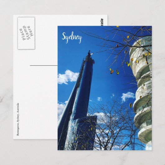 barangaroo sydney briefkaart (Voorkant / Achterkant)