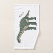 Barapasaurus cartoontje illustratie bad handdoek (Handdoek)