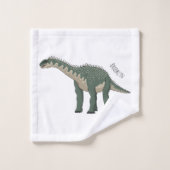 Barapasaurus cartoontje illustratie bad handdoek (Wasdoekje)