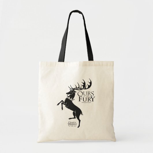 Baratheon Sigil - Ours is de Furie Tote Bag (Voorkant)