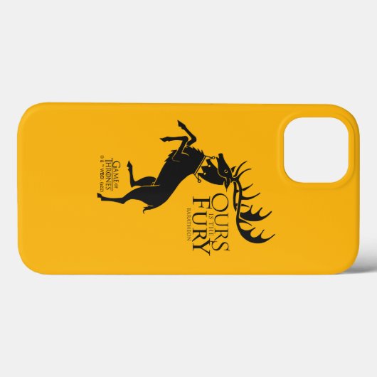 Baratheon Sigil - Ours is the Fury Case-Mate iPhone Case (Achterkant (horizontaal))