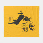 Baratheon Sigil - Ours is the Fury Fleece Deken (Voorkant (Horizontaal))