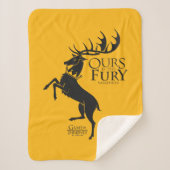 Baratheon Sigil - Ours is the Fury Sherpa Deken (Voorkant)