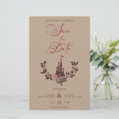 Barato de hadas Romántico Castillo de Garland Boda (Staand voorkant)