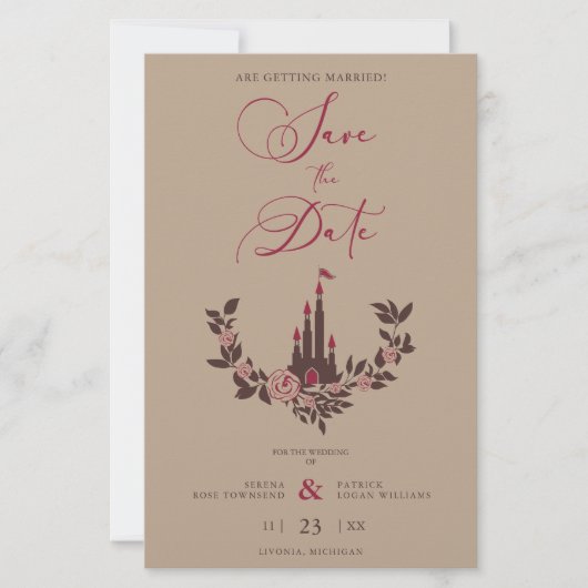 Barato de hadas Romántico Castillo de Garland Boda (Voorkant)