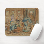 Baratone weghalen - Mousepad Muismat (Met muis)