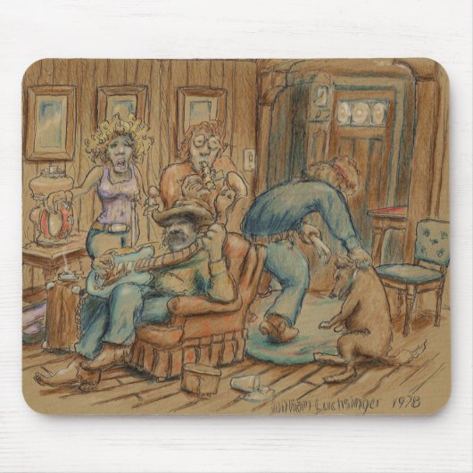 Baratone weghalen - Mousepad Muismat (Voorkant)