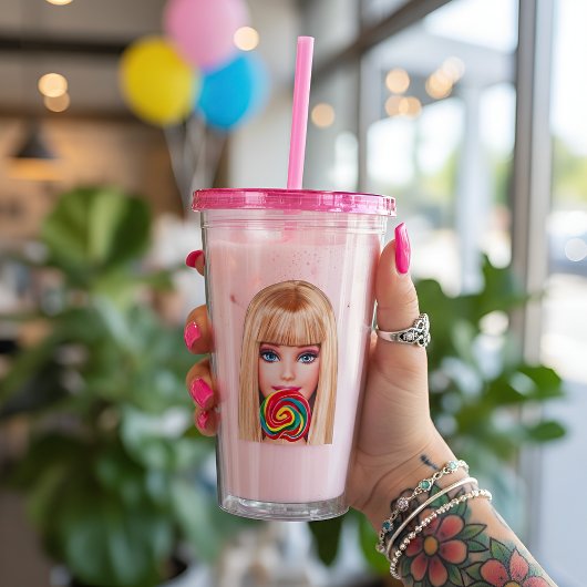 Barb Acryl Tumbler Drinkbeker
