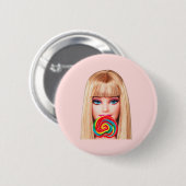 Barb Button (Voorkant /achterkant)