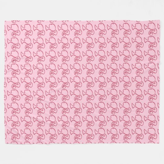 Barb Fleece Blanket Deken (Voorkant (Horizontaal))