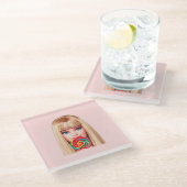 Barb Glas Onderzetter (Schuin)