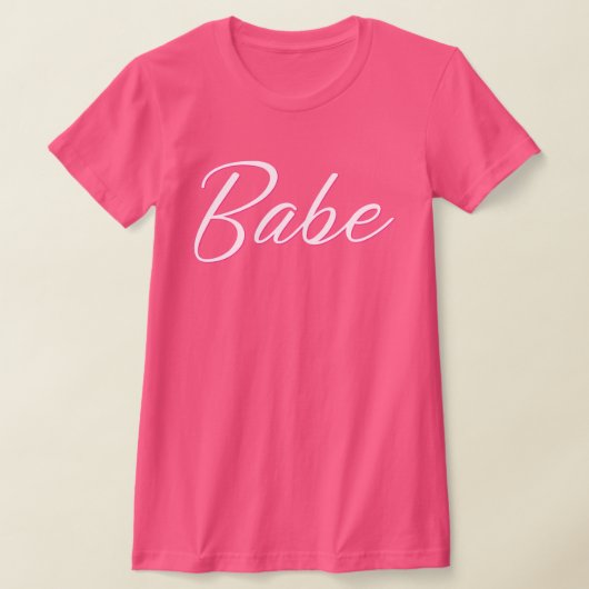 BARB Hot Pink Doll Thape Bride Babe Bachelorette T-shirt (Laagn)