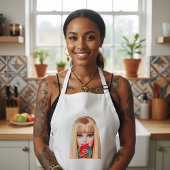 Barb Long Apron Lang Schort