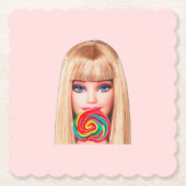 Barb Paper Coaster Kartonnen Onderzetters (Voorkant)