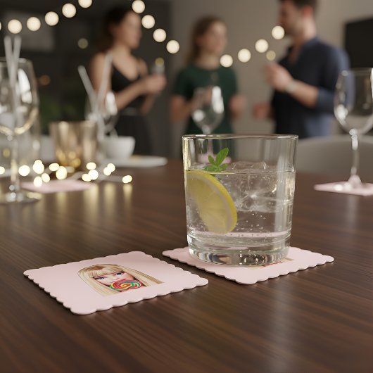 Barb Paper Coaster Kartonnen Onderzetters