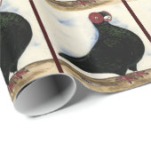 Barb Pigeon Waterverf Cadeaupapier (Rol Hoek)