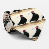 Barb Pigeon Waterverf Stropdas (Opgerold)