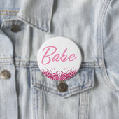 BARB Pink Malibu Doll Théree Babe Bachelorette Ronde Button 7,6 Cm (In situ)