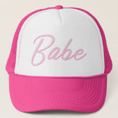BARB Pink Malibu Doll Théree Babe Bachelorette Trucker Pet (Voorkant)