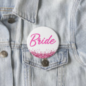 BARB Roze Malibu Doll Thémed Bride Bachelorette Ronde Button 7,6 Cm (In situ)