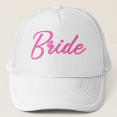BARB Roze Malibu Doll Thémed Bride Bachelorette Trucker Pet (Voorkant)