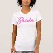 BARB Roze Poppen Bruid Bruidsmeisje Bruiloftsshirt T-shirt (Voorkant)
