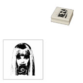 Barb Rubber Stamp Rubberstempel (Gestempeld)