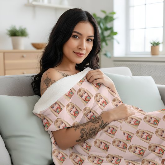 Barb Sherpa Blanket Sherpa Deken