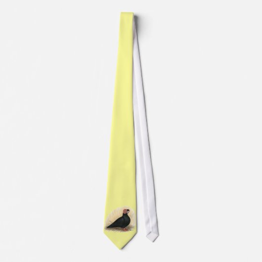 Barb: standaard zwart stropdas (Voorkant)