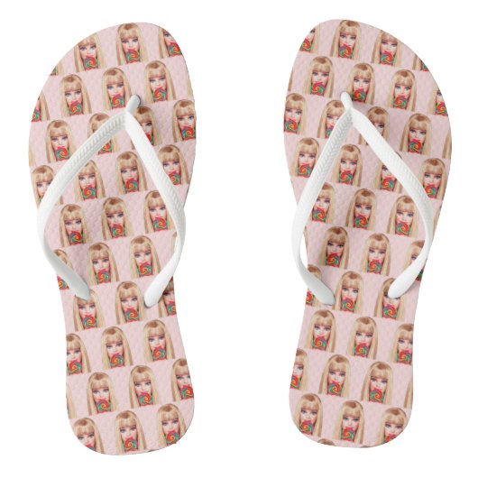 Barb teenslippers (Voetbed)