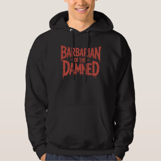 Barbaar van de vervloekte Gothic Horror Hoodie