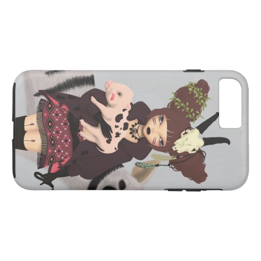 barbaars Case-Mate iPhone case (Achterkant (Horizontaal))