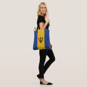 Barbaarse Bajan Vlag Totale Dekking Tote Bag (Op model)