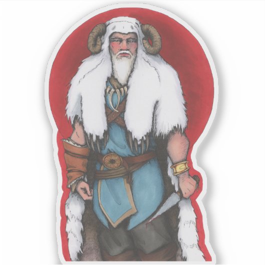 barbaarse chef sticker (Voorkant)