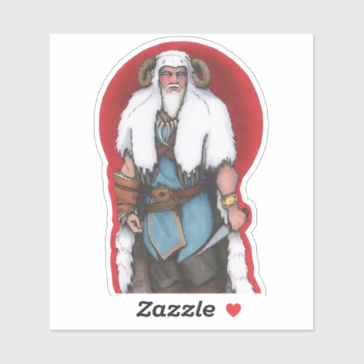 barbaarse chef sticker (Vel)