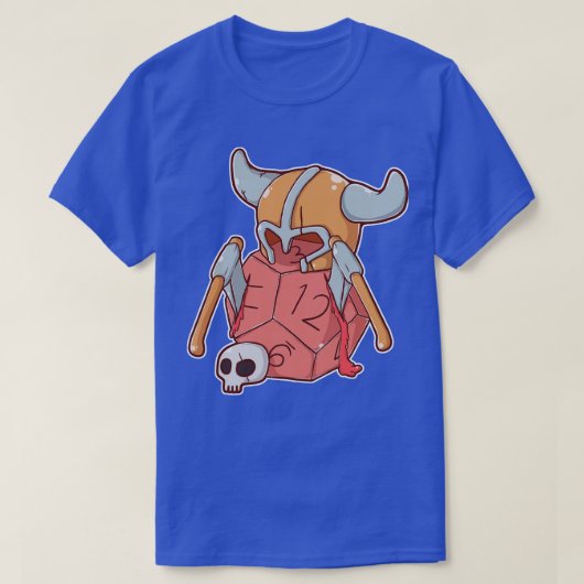 barbaarse dobbelsteen t-shirt (Design voorkant)