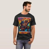 Barbaarse Koning Gevecht T-Shirt (Voorkant volledig)