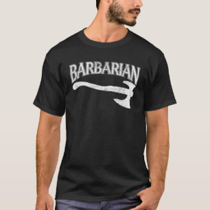 Barbaarse MMO RPG Roleplaying Karakter Klasse Vide T-shirt