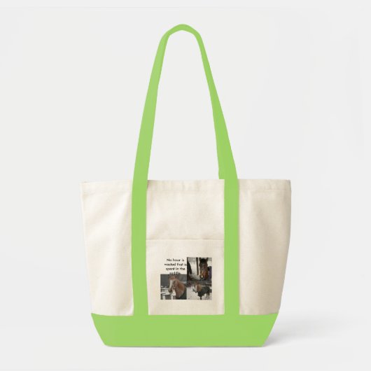 barbaarse paarden tote bag (Voorkant)