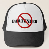 Barback-Pet - geen Bartender Trucker Pet (Voorkant)