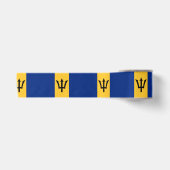 Barbadaanse Vlag (Barbados) (Bajan) Satijnen Lint (Voorkant)