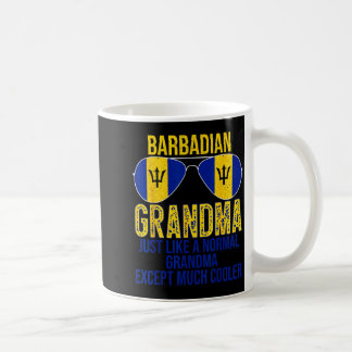 Barbadiaanse oma barbados vlag zonnebril moeder' koffiemok