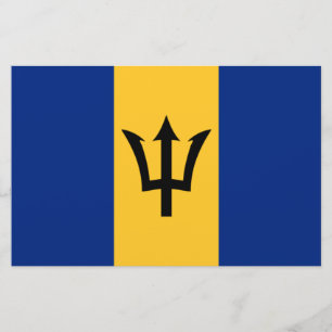 Barbadiaanse vlag (Barbados) (Bajan) Briefpapier