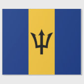 Barbadiaanse vlag (Barbados) (Bajan) Cadeaupapier (Vlak)