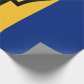 Barbadiaanse vlag (Barbados) (Bajan) Cadeaupapier (Hoek)