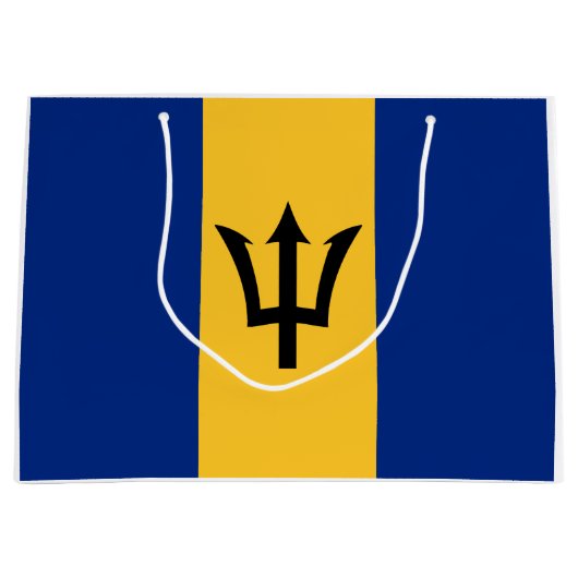 Barbadiaanse vlag (Barbados) (Bajan) Groot Cadeauzakje (Voorkant)