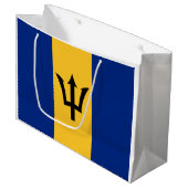 Barbadiaanse vlag (Barbados) (Bajan) Groot Cadeauzakje (Voorkant Gekanteld)